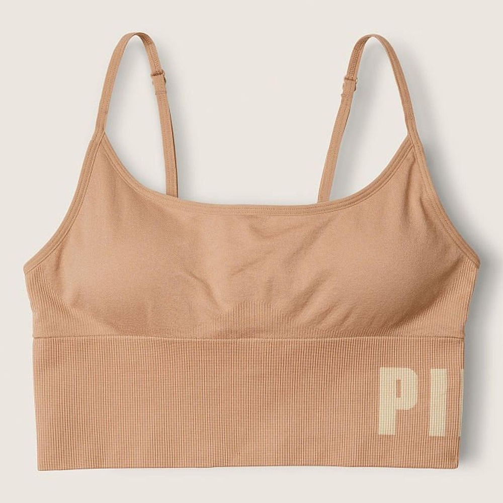 Victoria's Secret Nude Sports Bra Crop Top